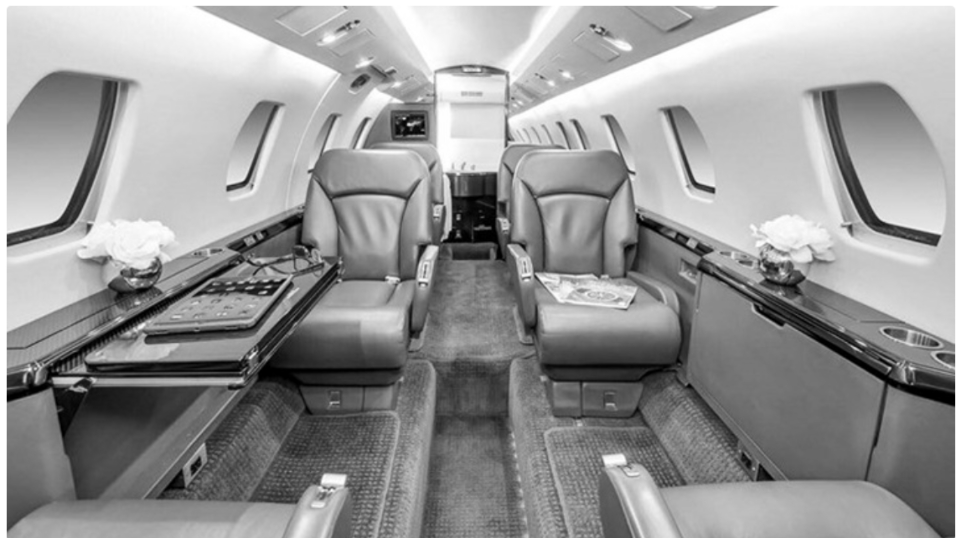 Select Charter Fleet - Citation VII Jet Interior